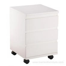 Elegant Bed Side Cabinet with wheels